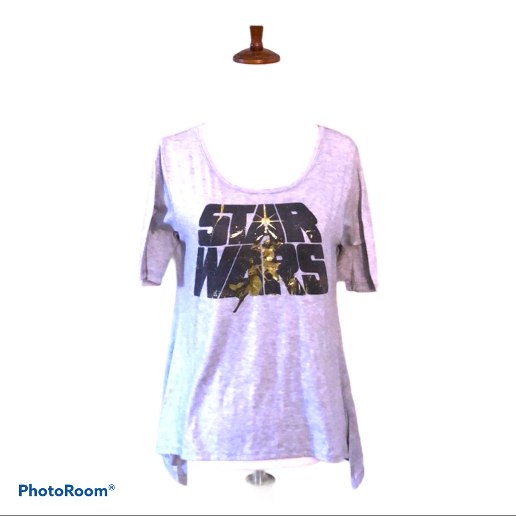 Lofi Star Wars 3/4 Sleeve Tee Shirt Lucas Films Small